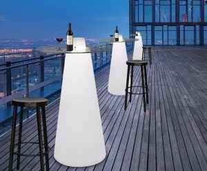 led cocktail tables for sale