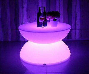 led outdoor table